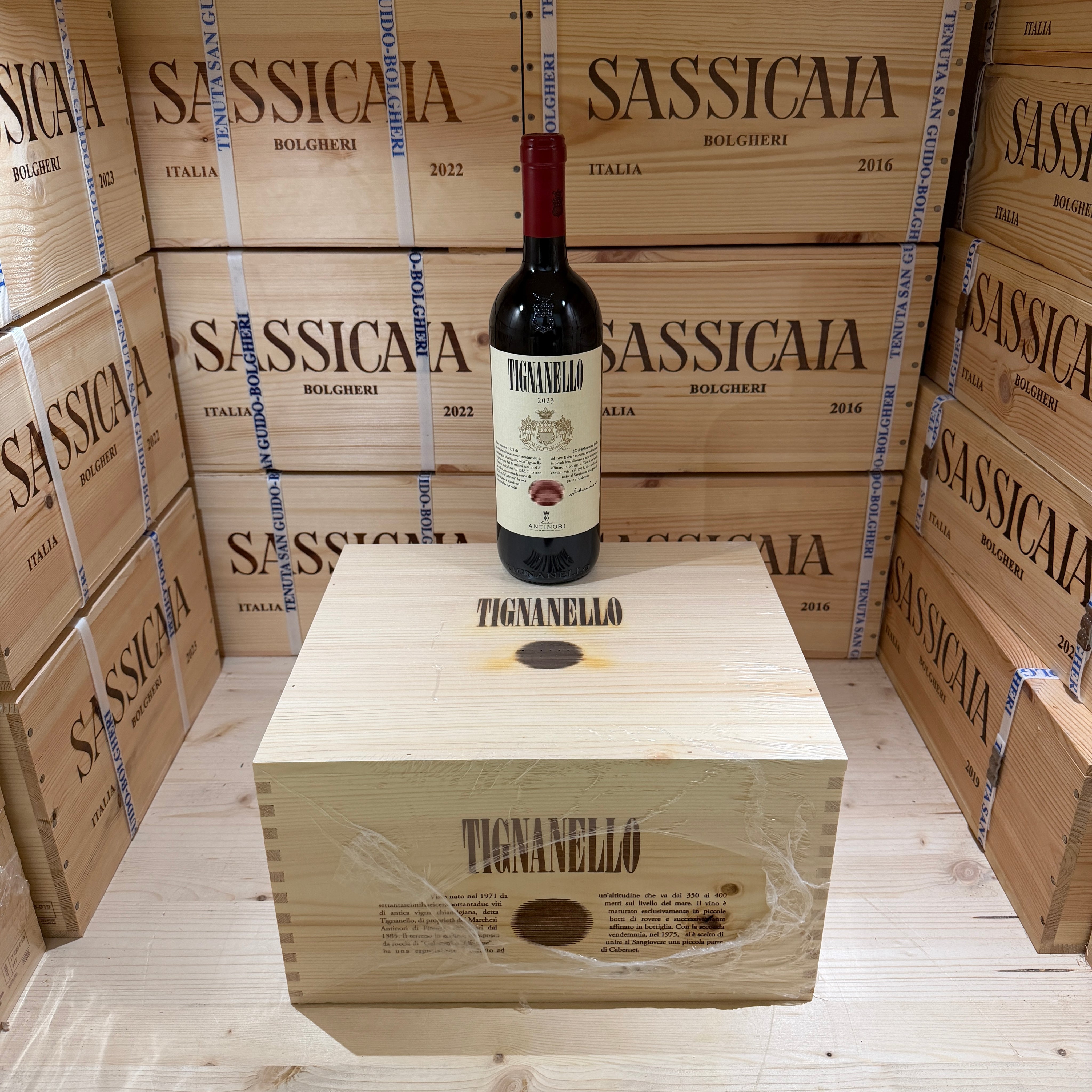 Tignanello 2023 Marchesi Antinori - Cassa Legno 6 Bottiglie