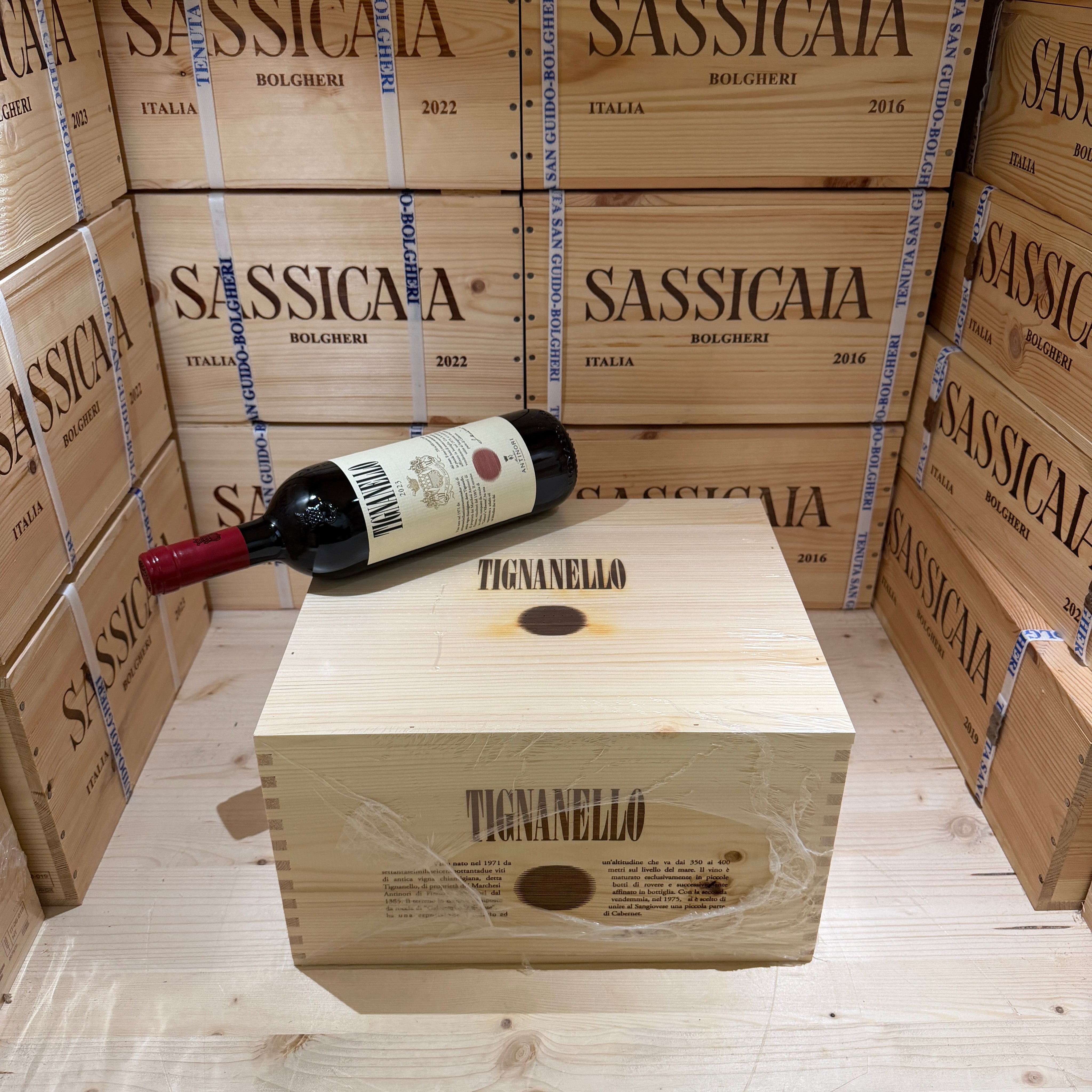 Tignanello 2023 Marchesi Antinori - Cassa Legno 6 Bottiglie