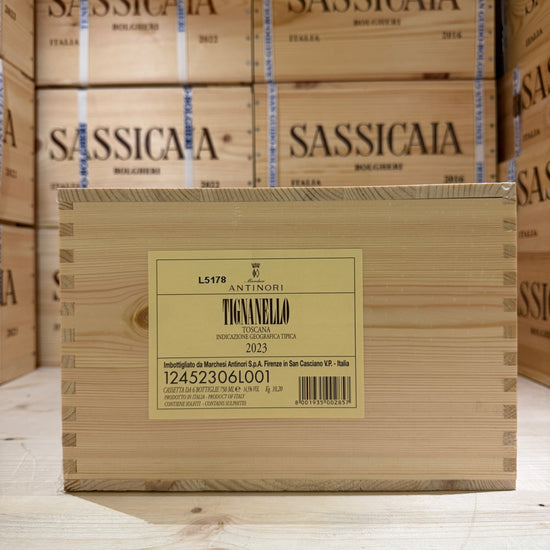 Tignanello 2023 Marchesi Antinori - Cassa Legno 6 Bottiglie