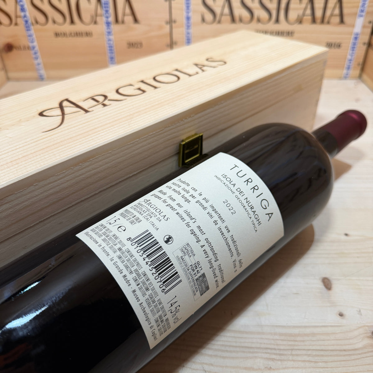 Turriga 2022 Magnum Isola dei Nuraghi IGT Argiolas - in Cassa Legno