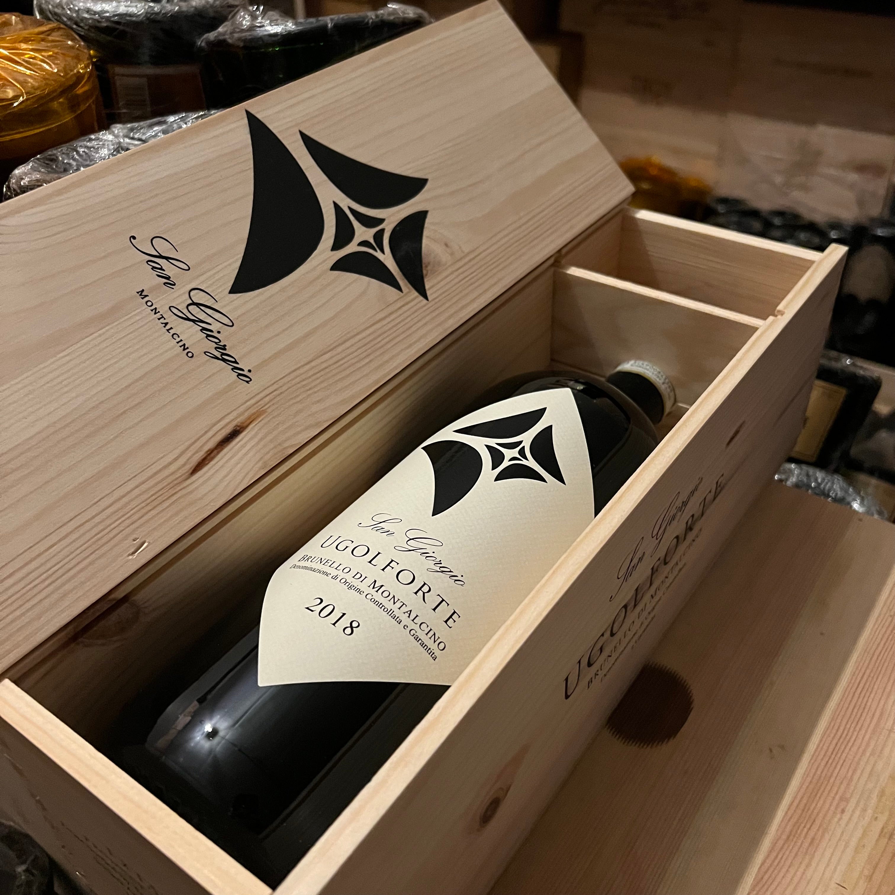 Ugolforte 2019 Magnum Brunello di Montalcino DOCG Tenuta San Giorgio - ColleMassari in Cassa Legno