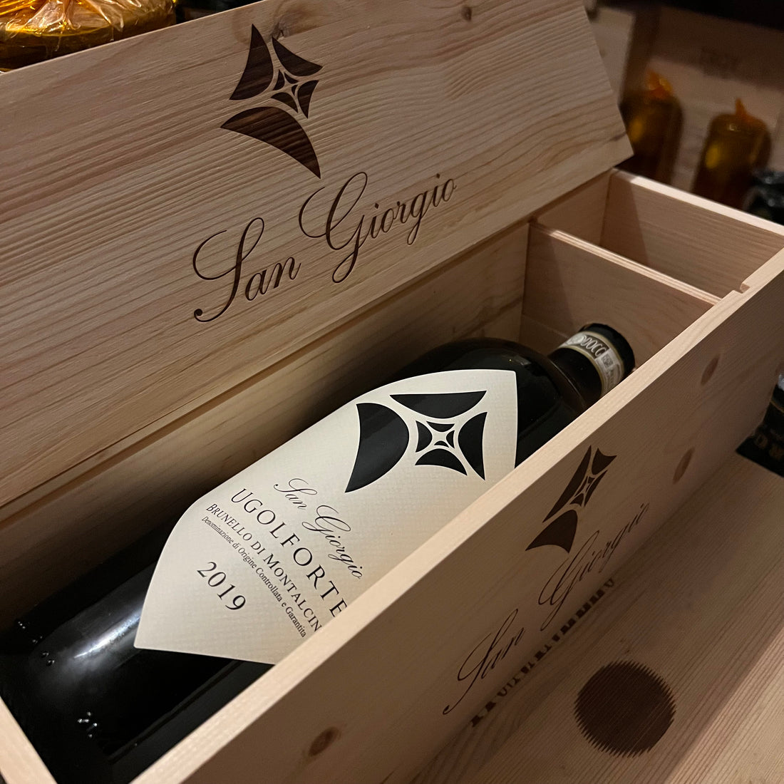 Ugolforte 2019 Magnum Brunello di Montalcino DOCG Tenuta San Giorgio - ColleMassari in Cassa Legno