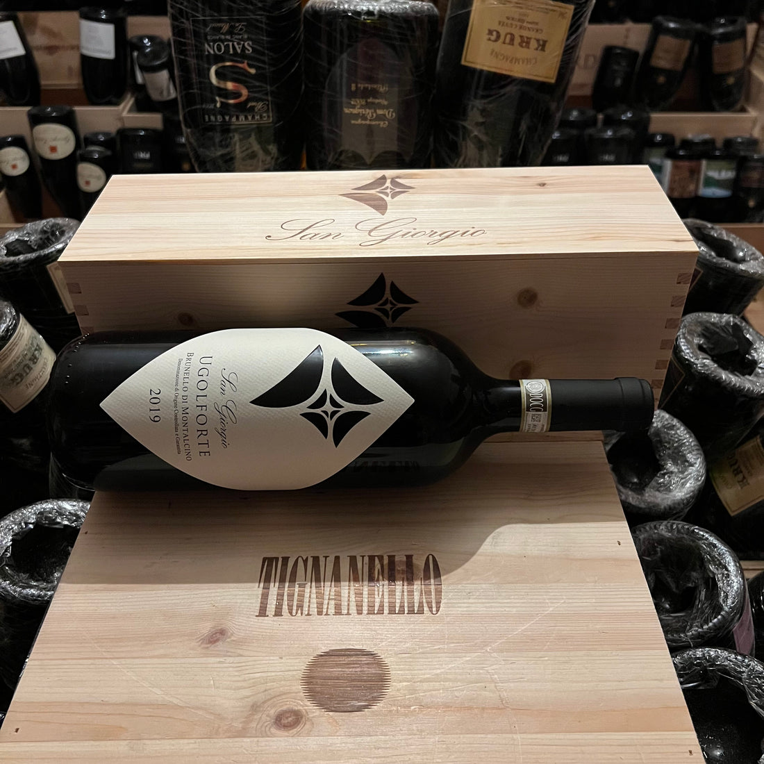 Ugolforte 2019 Magnum Brunello di Montalcino DOCG Tenuta San Giorgio - ColleMassari in Cassa Legno