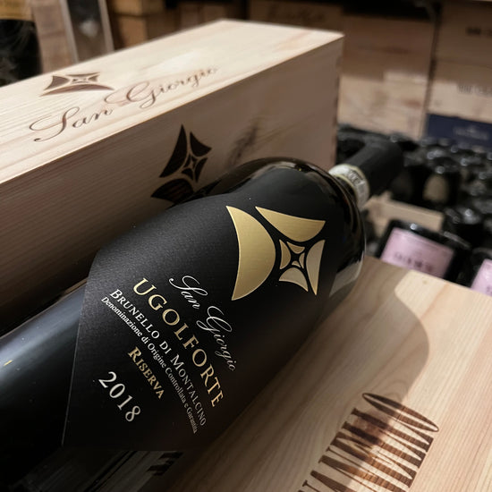 Ugolforte Riserva 2018 Magnum Brunello di Montalcino DOCG Tenuta San Giorgio - ColleMassari - in Cassa Legno