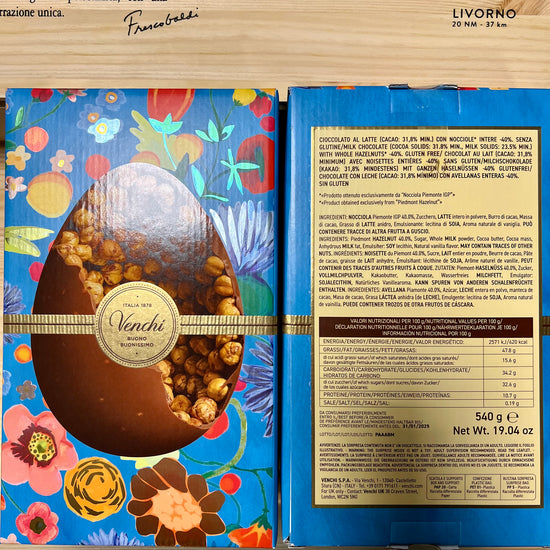 Uovo Gran Nocciolato Piemonte Latte 540g Venchi