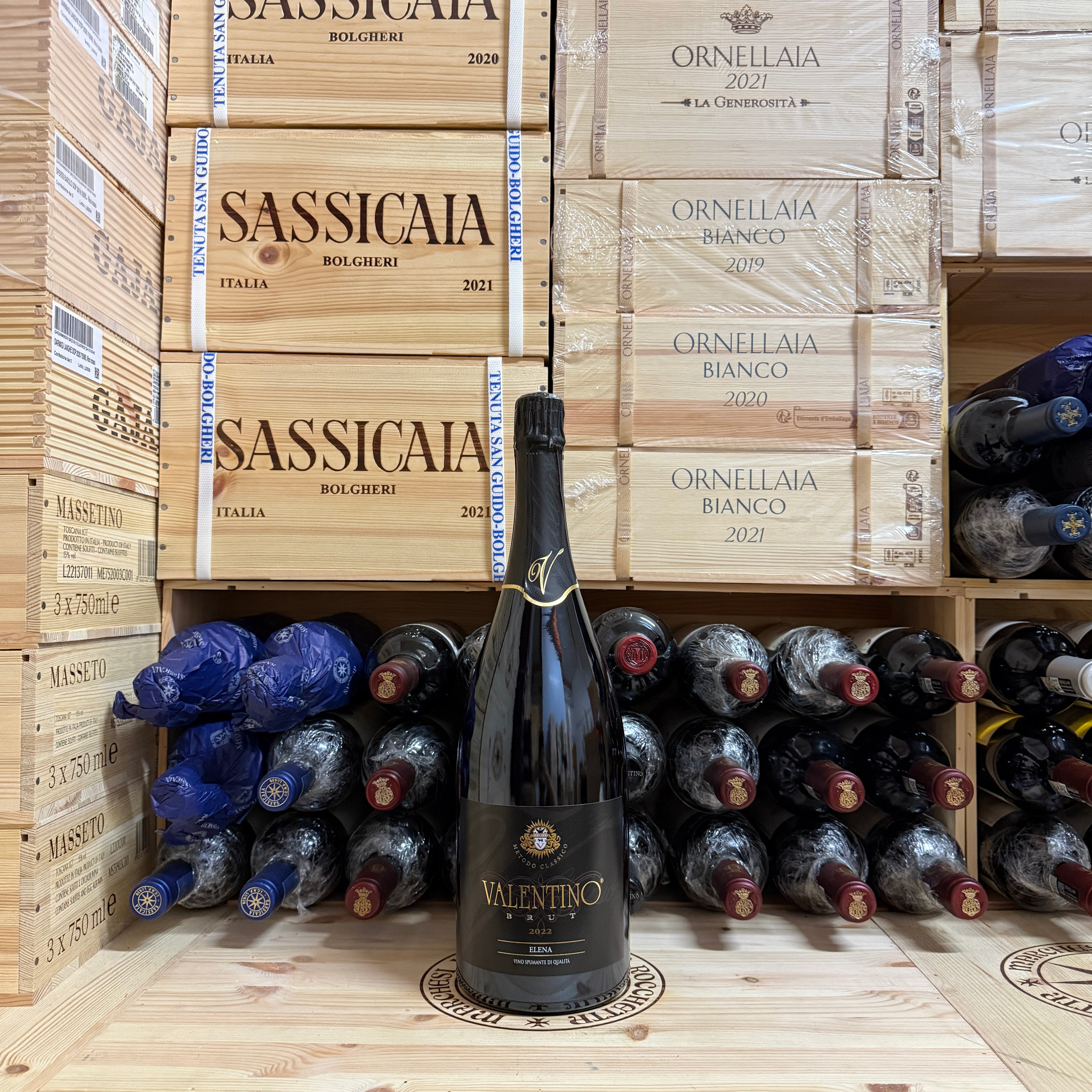 Valentino Brut Elena 2022 Magnum Rocche dei Manzoni