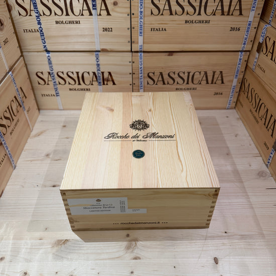 Valentino Brut Zero 2004-2005-2007 Sboccatura Tardiva Rocche dei Manzoni - Cassa Legno 3 Bottiglie