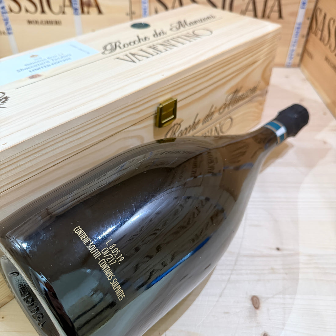 Valentino Brut Zero 2007 Magnum Sboccatura Tardiva Rocche dei Manzoni - in Cassa Legno