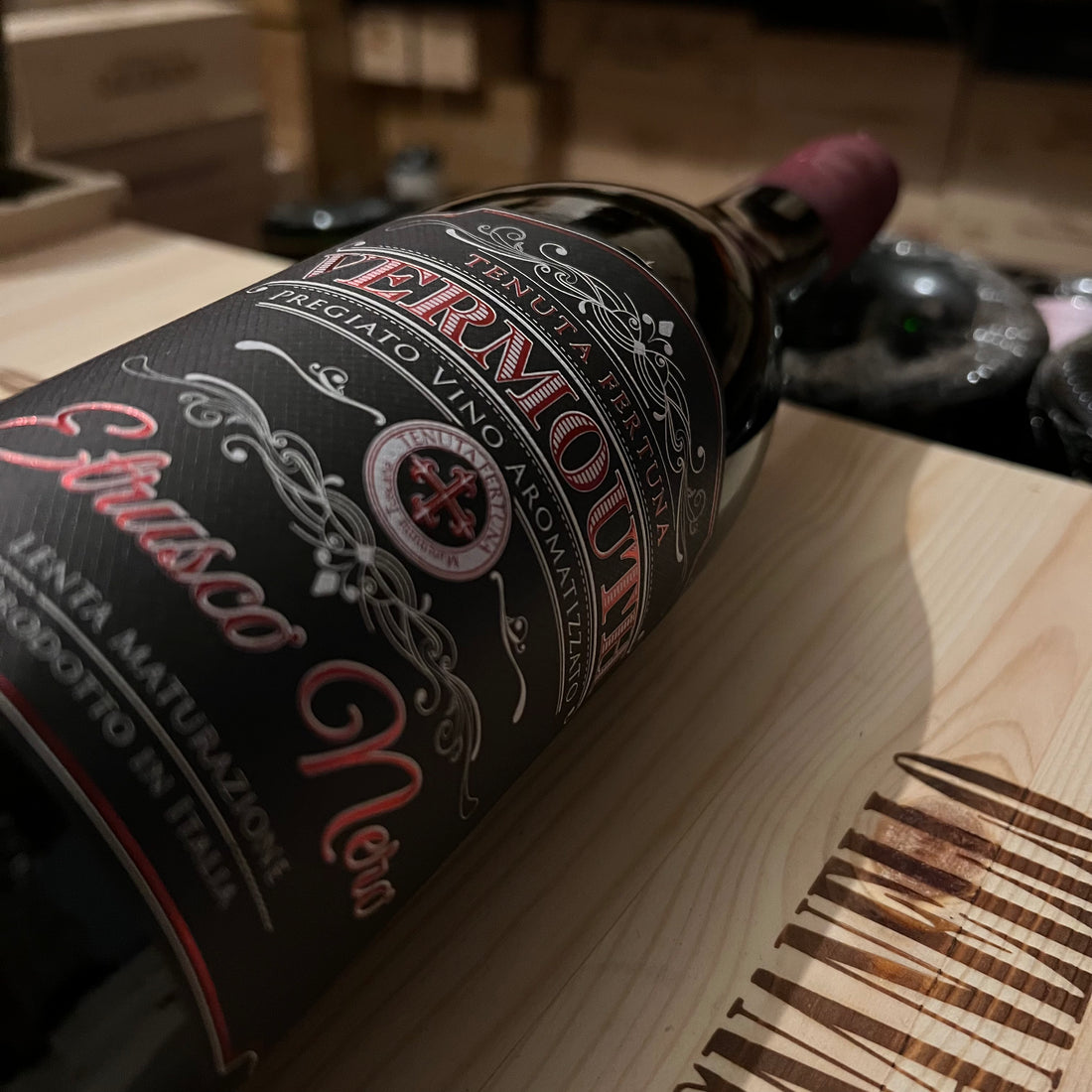 Vermouth Etrusco Nero Tenuta Fertuna