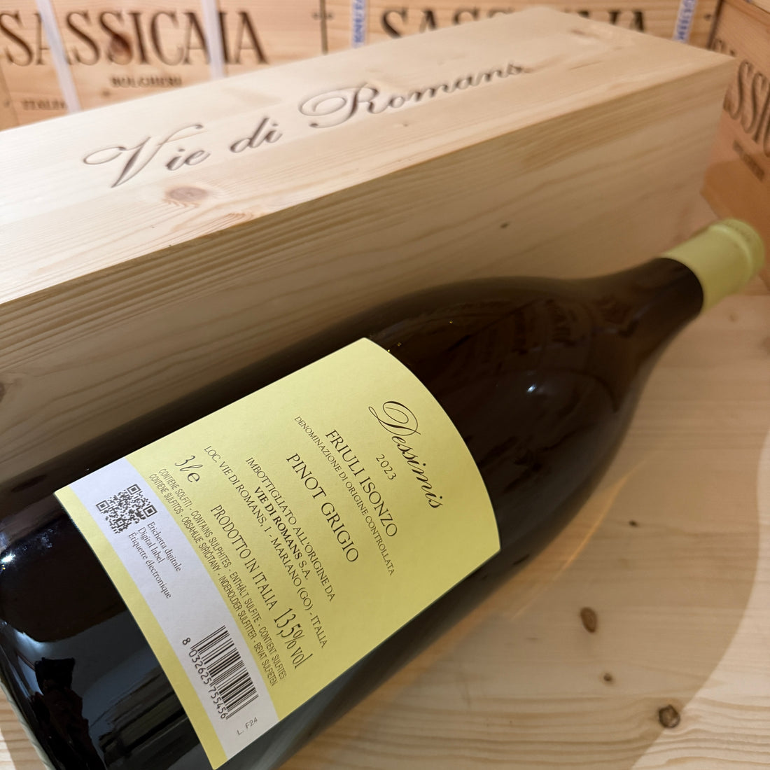 Vie di Romans Dessimis 2023 Jeroboam DOC Friuli Isonzo Pinot Grigio - in Cassa Legno
