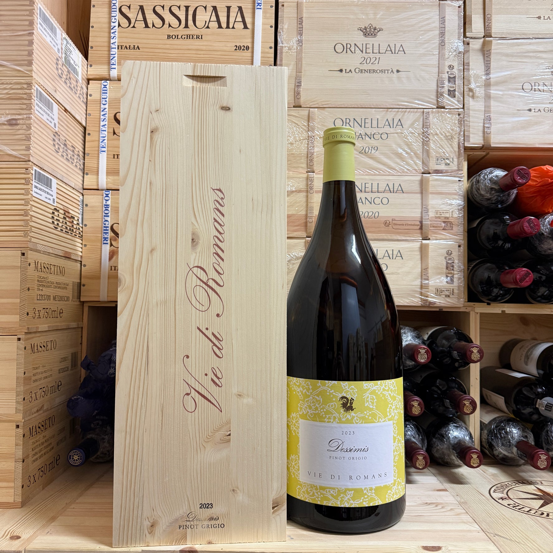 Vie di Romans Dessimis 2023 McKenzie DOC Friuli Isonzo Pinot Grigio - 5L in Cassa Legno