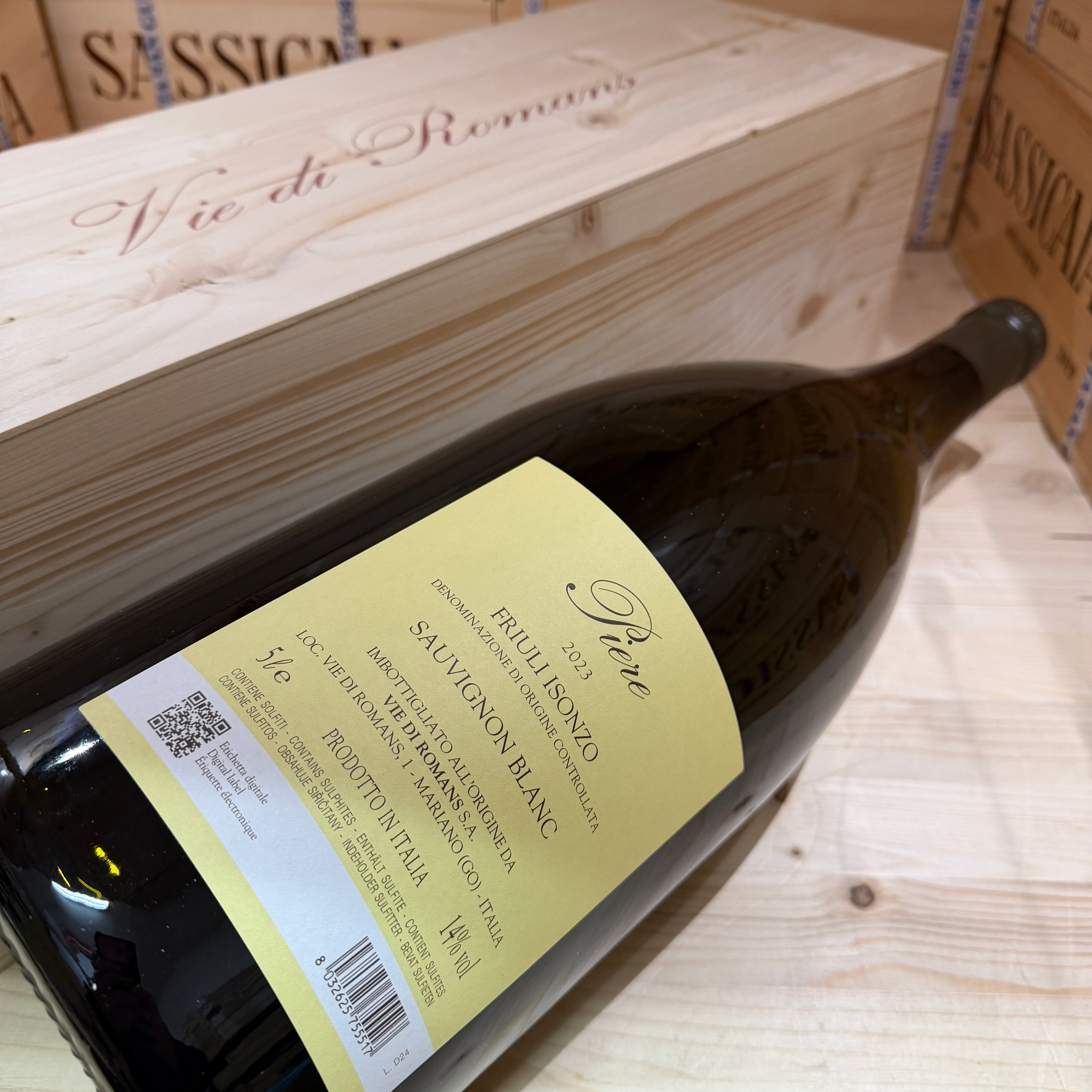 Vie di Romans Piere 2023 McKenzie DOC Friuli Isonzo Sauvignon - 5L in Cassa Legno