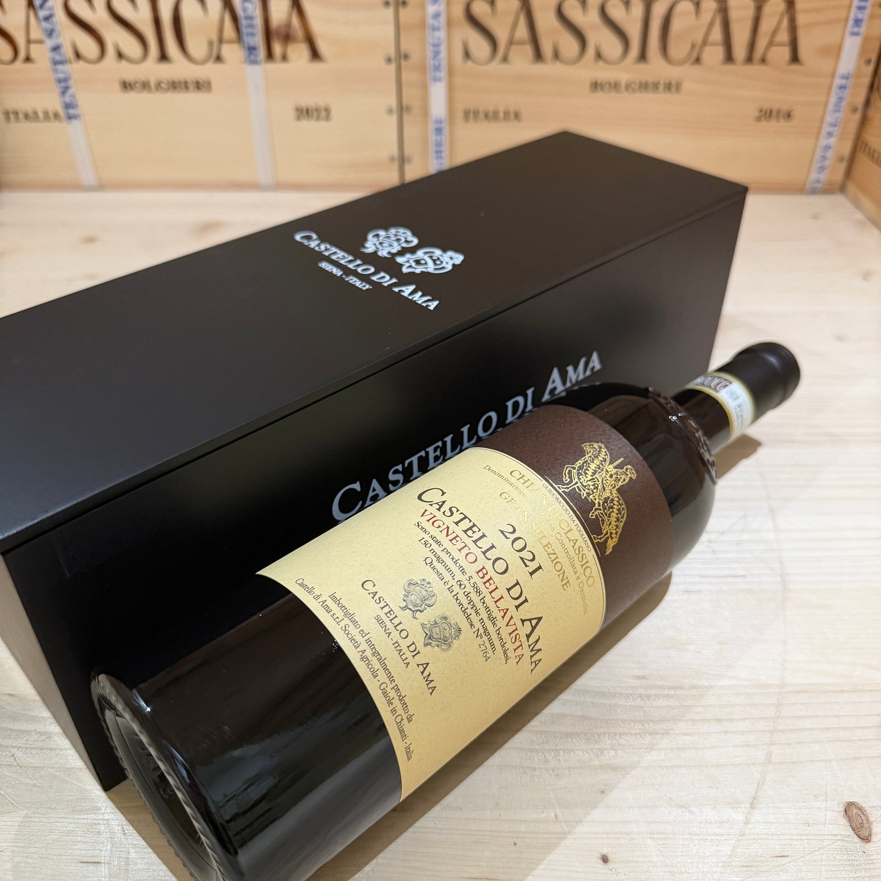 Vigneto Bellavista 2021 Castello di Ama Chianti Classico Gran Selezione - in Cassa Legno