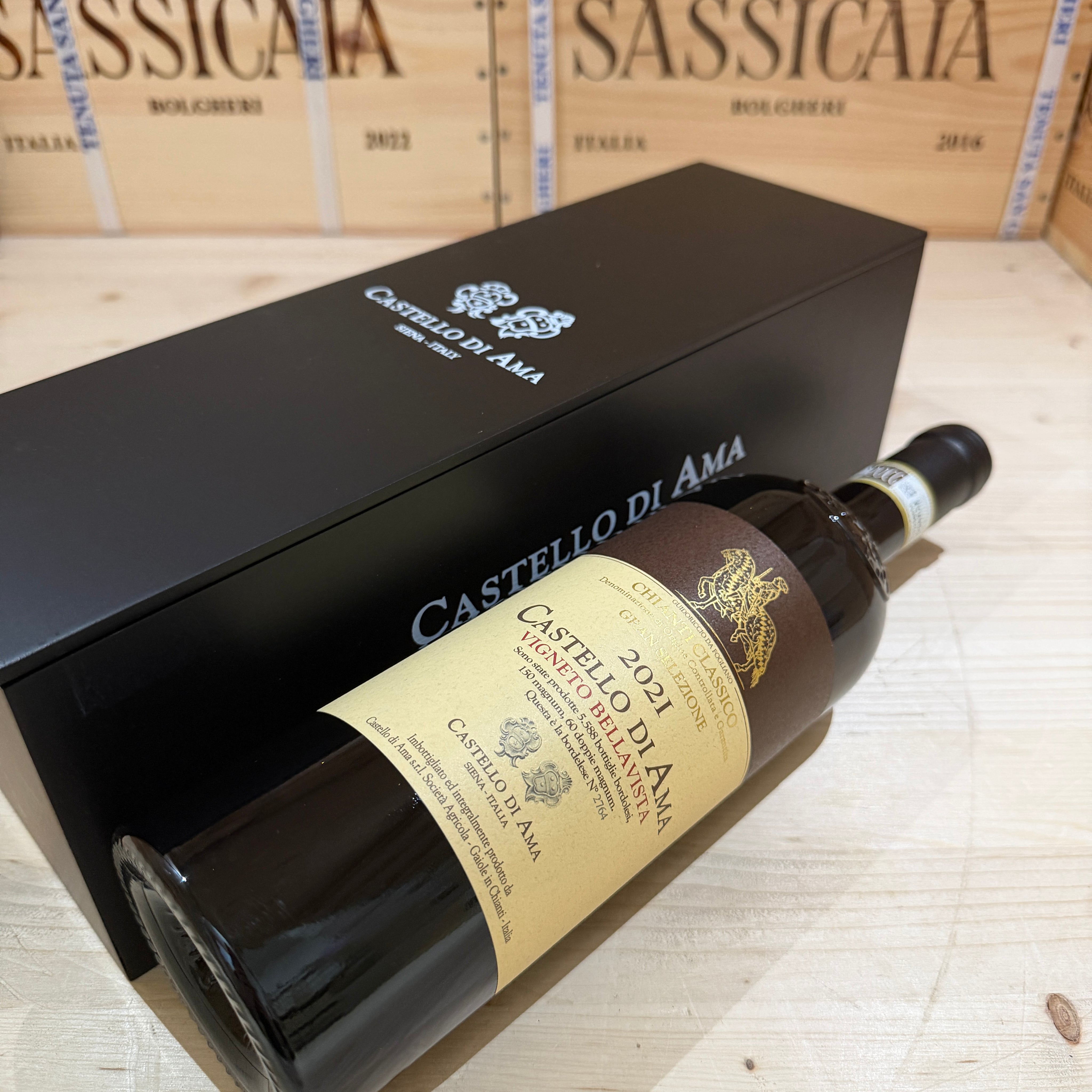Vigneto Bellavista 2021 Castello di Ama Chianti Classico Gran Selezione - in Cassa Legno