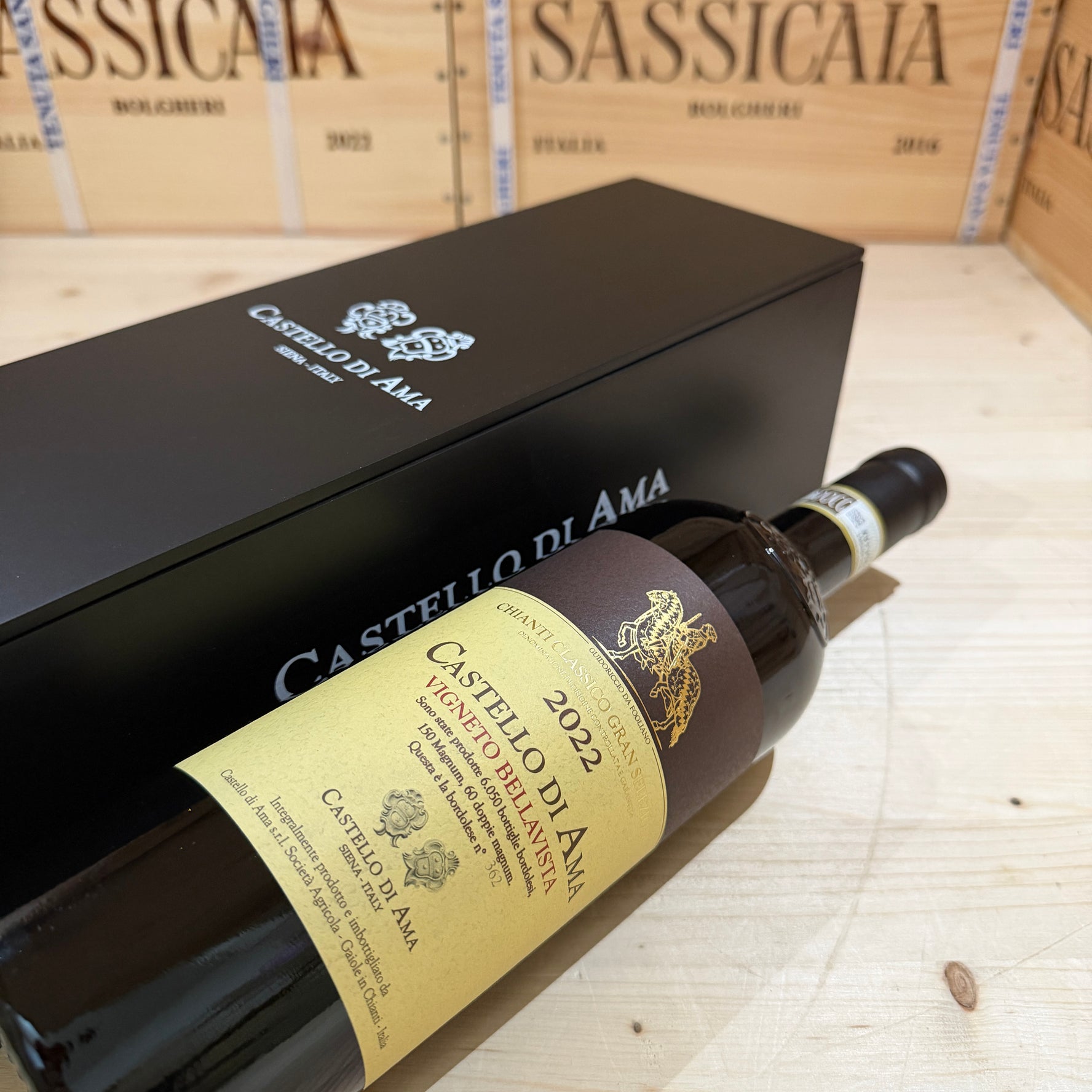 Vigneto Bellavista 2022 Castello di Ama Chianti Classico Gran Selezione - in Cassa Legno