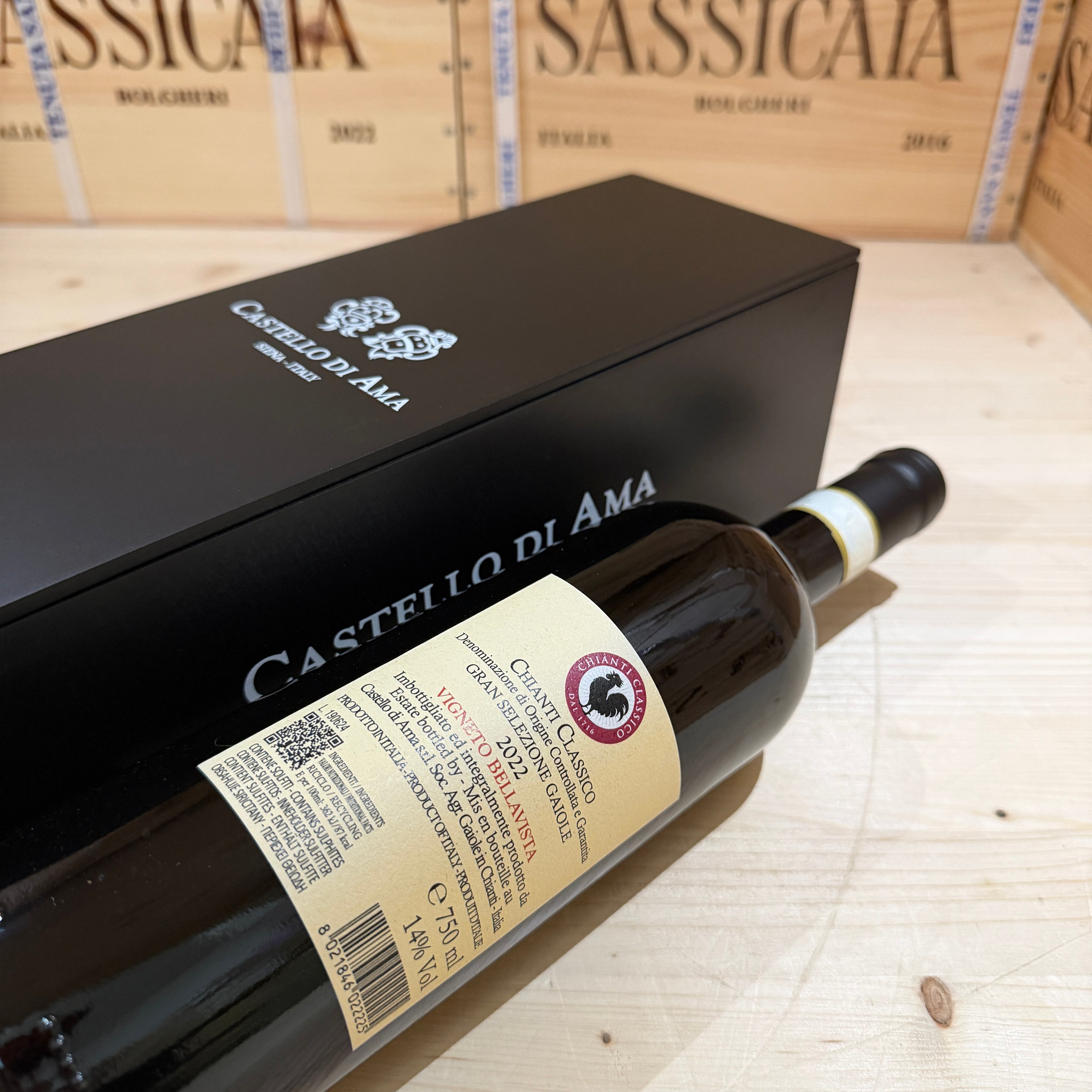 Vigneto Bellavista 2022 Castello di Ama Chianti Classico Gran Selezione - in Cassa Legno
