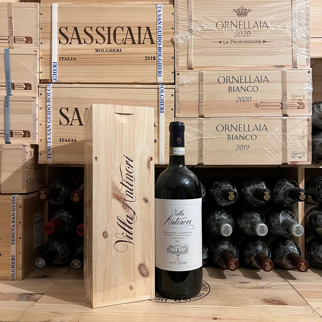 Villa Antinori Chianti Classico Riserva 2021 Magnum in Cassa Legno Marchesi Antinori