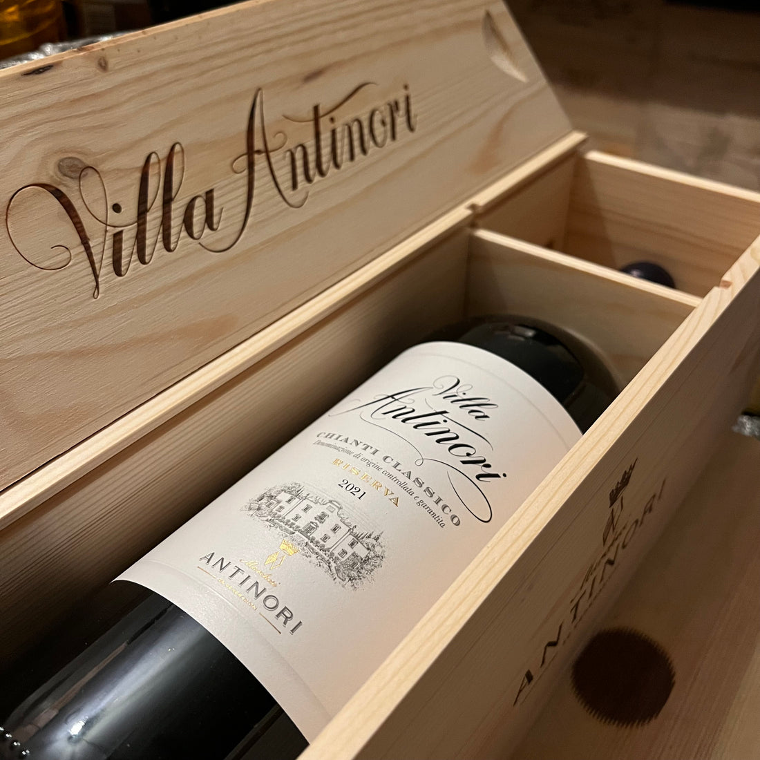 Villa Antinori Chianti Classico Riserva 2021 Magnum in Cassa Legno Marchesi Antinori