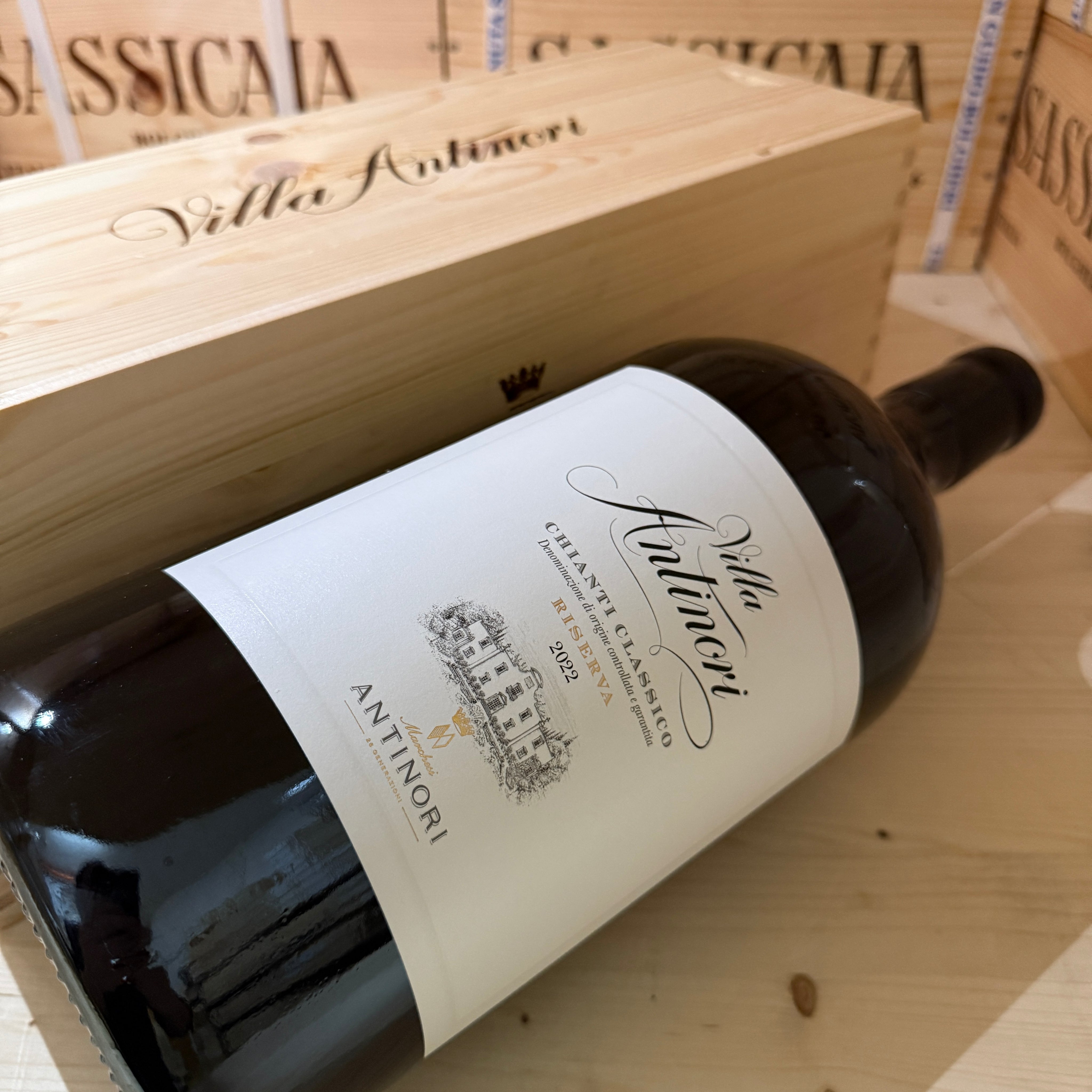 Villa Antinori Chianti Classico Riserva 2022 Jeroboam Marchesi Antinori - in Cassa Legno