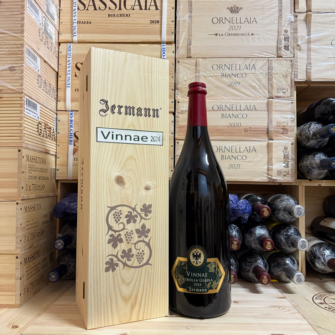 Vinnae Ribolla Gialla Jermann 2024 Jeroboam - in Cassa Legno