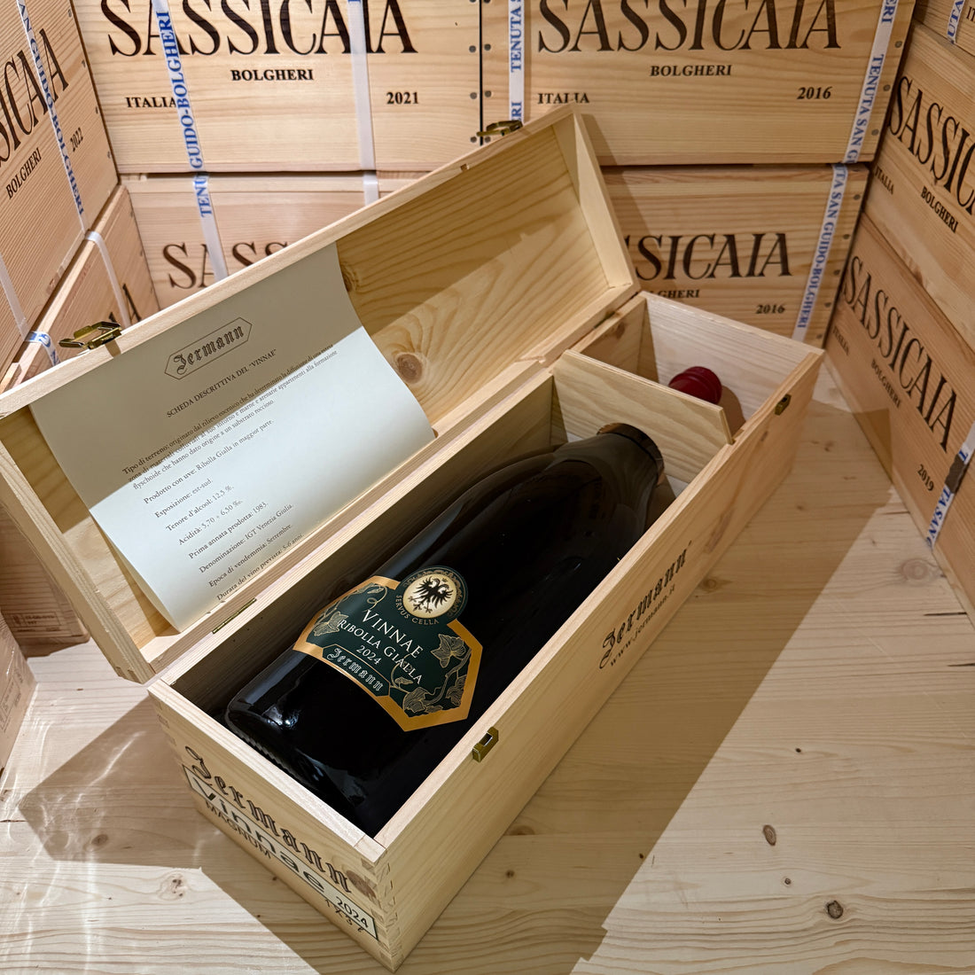 Vinnae Ribolla Gialla Jermann 2024 Jeroboam - in Cassa Legno