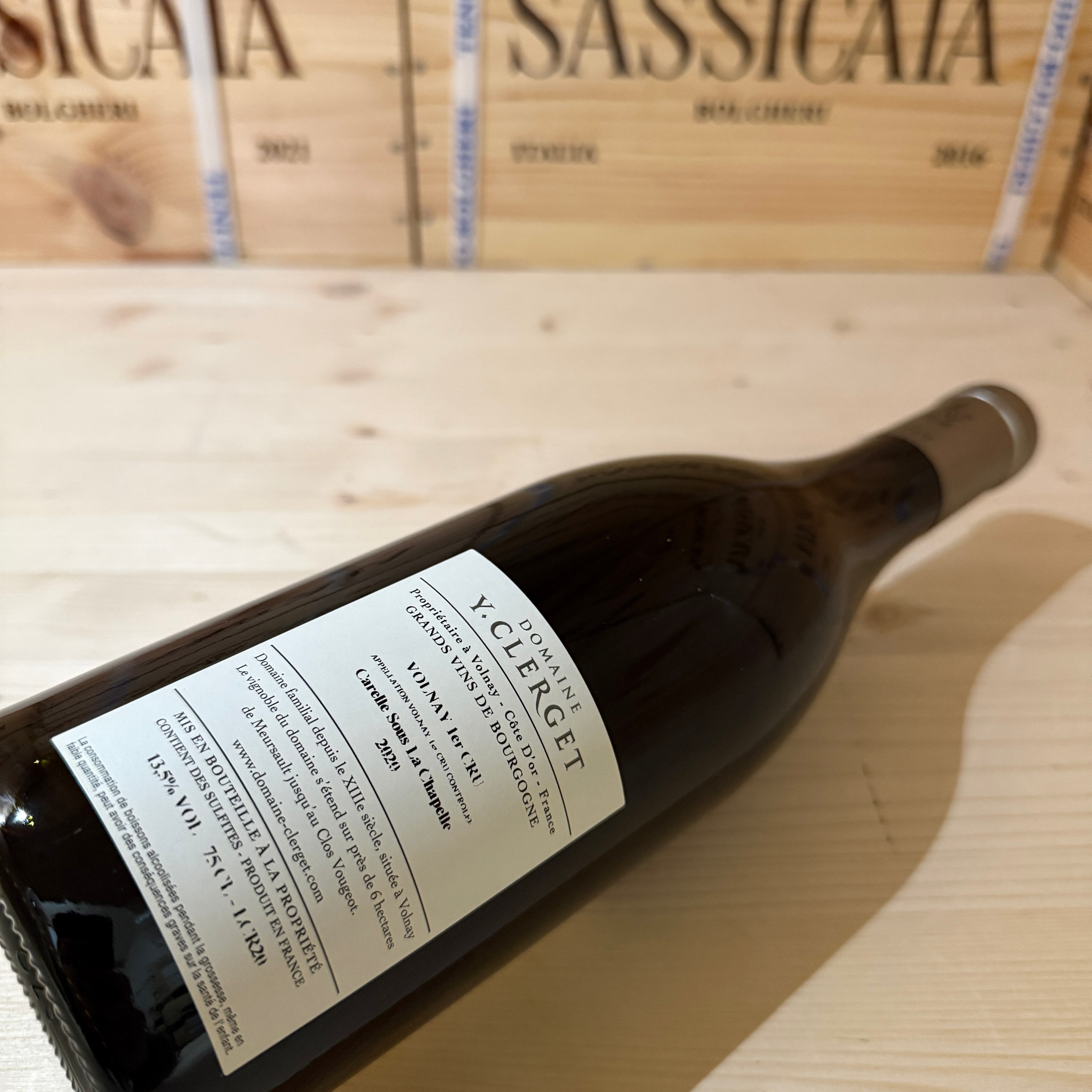 Volnay Carelle Sous La Chapelle 2020 1er Cru Yvon Clerget