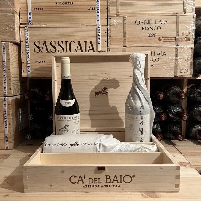 Barbaresco DOCG Asili Riserva 2018 Ca' del Baio Cassa Legno 3 Bottiglie