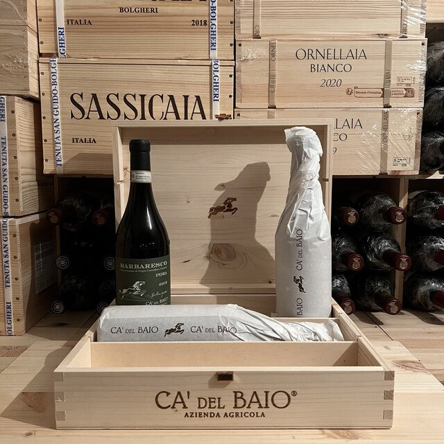 Barbaresco DOCG Pora 2019 Ca' del Baio Cassa Legno 3 Bottiglie