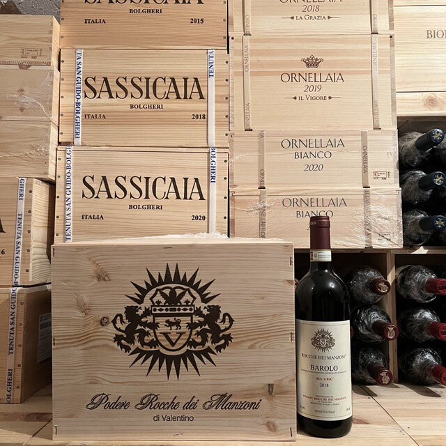 Barolo DOCG "Big 'd Big" 2018 Rocche dei Manzoni Cassa Legno 6 Bottiglie