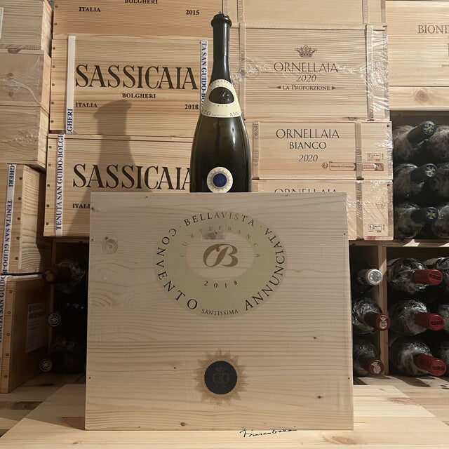 Bellavista Convento Santissima Annunciata 2018 Curtefranca Bianco DOC - Cassa Legno 6 Bottiglie