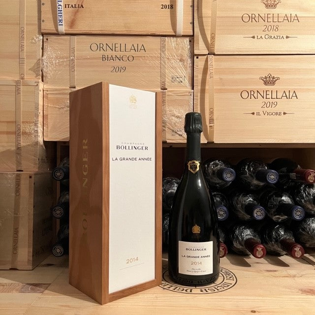 Bollinger La Grande Annee 2014 in Cassa Legno