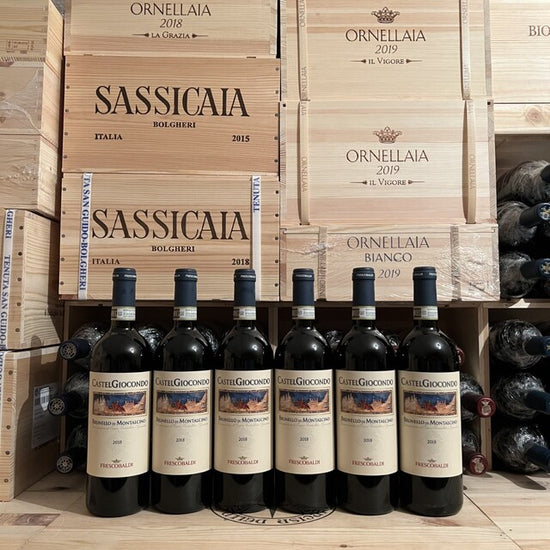 Brunello di Montalcino Castelgiocondo 2018 Marchesi Frescobaldi - 6 Bottiglie