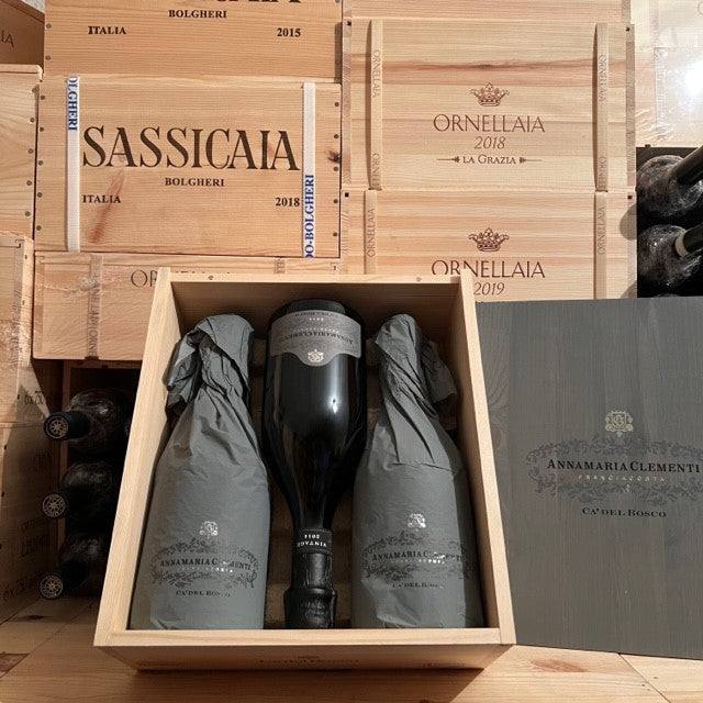 Ca Del Bosco Annamaria Clementi 2014 Franciacorta DOCG Cassa Legno 3 Bottiglie