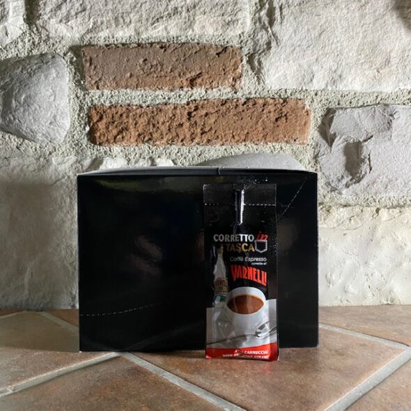 Varnelli Caffè Corretto Tascabile 9,2% vol 25 ml con Cannuccia