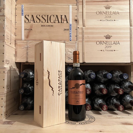 Carapace Lunga Attesa 2015 Montefalco Sagrantino DOCG Tenute Lunelli in Cassa Legno