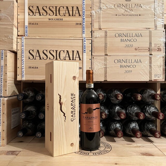 Carapace Lunga Attesa 2016 Montefalco Sagrantino DOCG Tenute Lunelli in Cassa Legno