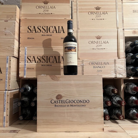 Brunello di Montalcino Castelgiocondo 2015 Marchesi Frescobaldi Cassa Legno 3 Bottiglie