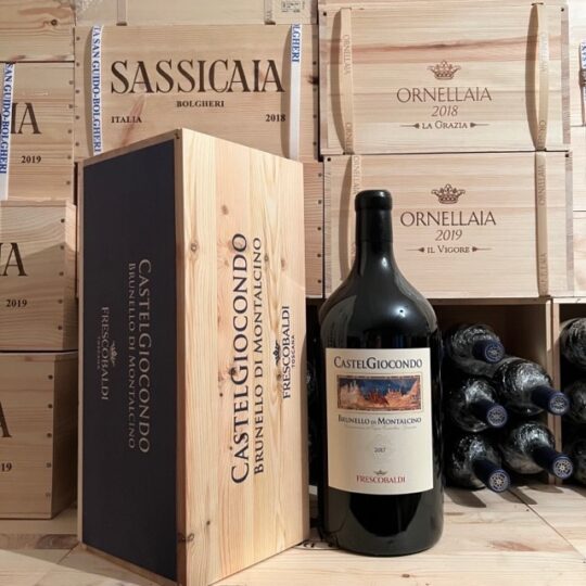 Brunello di Montalcino Castelgiocondo 2017 Jeroboam in Cassa Legno Marchesi Frescobaldi