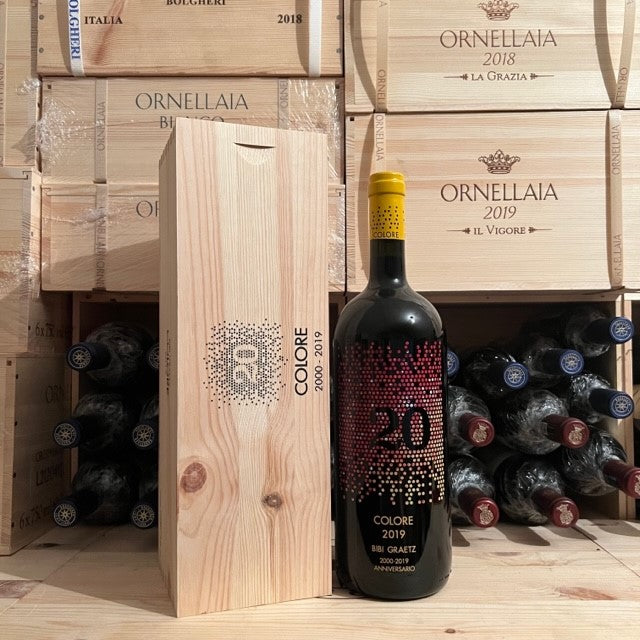Colore 2019 Magnum 1,5 l Bibi Graetz 20th Anniversary IGT Toscana Rosso in Cassa Legno