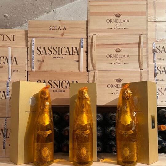 Verticale Cristal 2014 2013 2012 Louis Roederer Astucciato
