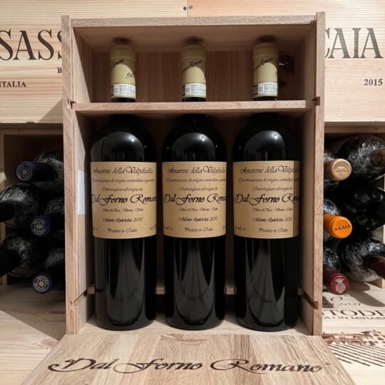 Amarone della Valpolicella DOCG Monte Lodoletta 2015 Dal Forno Romano Cassa Legno 3 Bottiglie