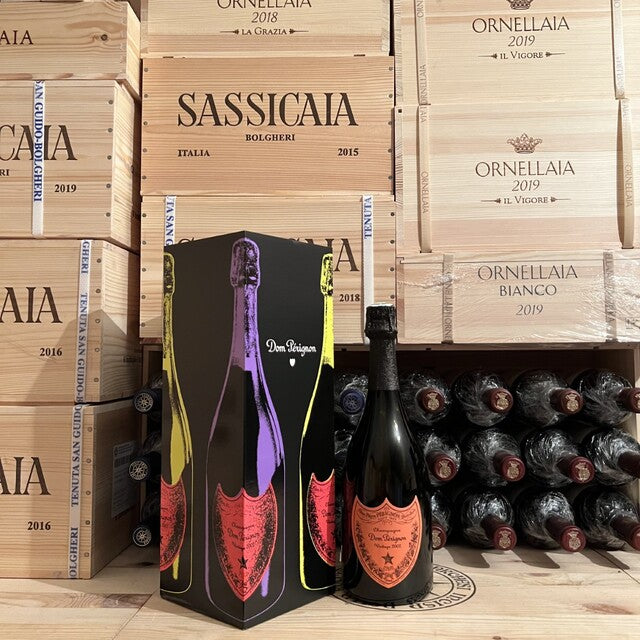 Dom Perignon 2002 Andy Warhol Limited Edition Red Astucciato