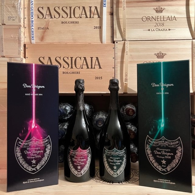 Dom Perignon Vintage 2006 + Rose 2004 Bjork & Chris Cunningham Limited Edition Coppia