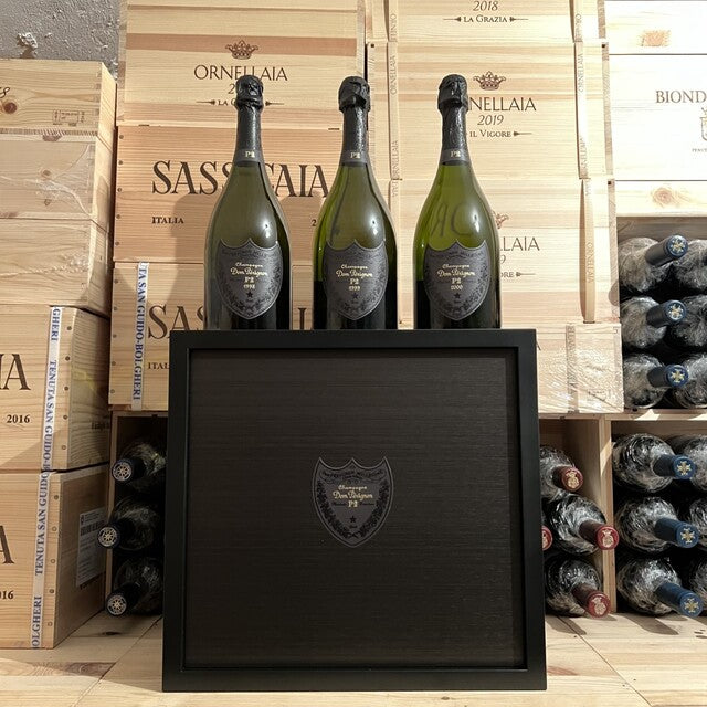 Dom Perignon P2 Trilogy Vertical Set 2000 - 1999 - 1998