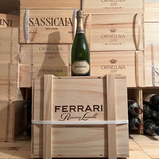 Ferrari Riserva Lunelli 2015 Cassa Legno 6 Bottiglie