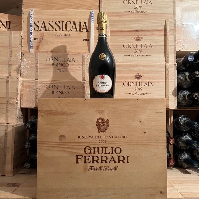 Giulio Ferrari 2009 Riserva Del Fondatore Cassa Legno 6 Bottiglie