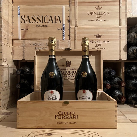 Giulio Ferrari 2010 Riserva Del Fondatore Cassa Legno 2 Bottiglie