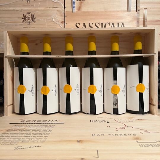 Gorgona 2021 Costa Toscana IGT Marchesi Frescobaldi Cassa Legno 6 Bottiglie
