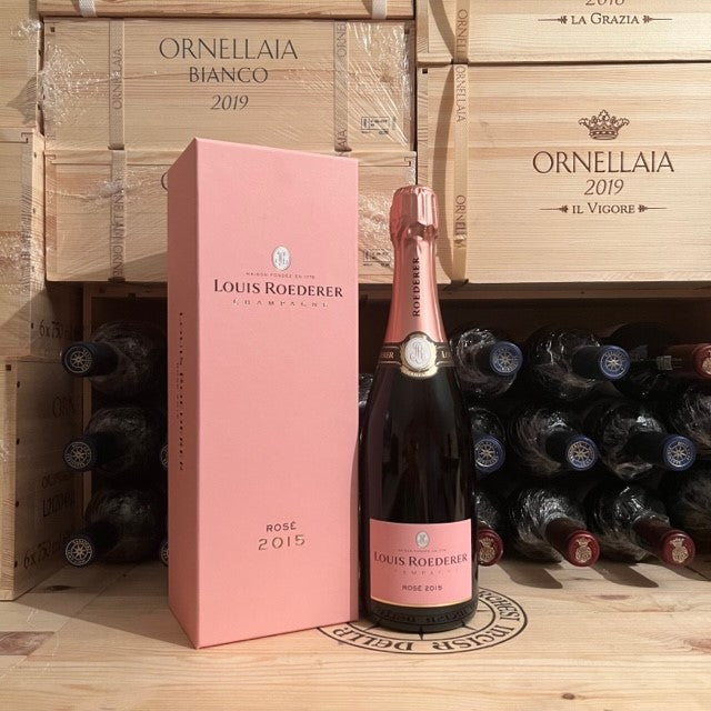 Champagne Louis Roederer Rose 2015 in Cofanetto
