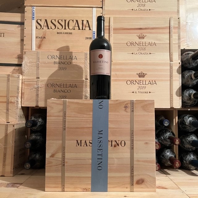 Massetino 2017 Toscana IGT Tenuta Masseto Cassa Legno 3 Bottiglie